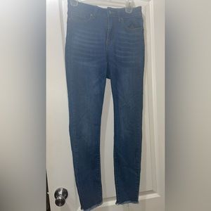 Dark blue jeans